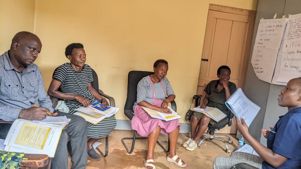 Attentive Ear Initiative Uganda Ltd being trained by strong minds Uganda as they embark on mental health awareness in schools